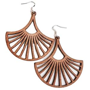 Pendientes de Madera Hechos a Mano, Diseño Único y Fantástico para Mujer, Regalo de Cumpleaños, Relojes y Accesorios, Joyería de Moda - Product Image 1