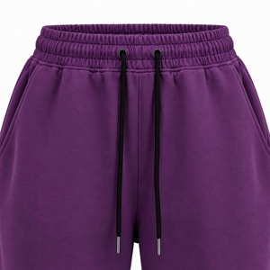 Pantalon de jogging oversize pour femme, coupe large, en molleton, taille élastique avec cordon de serrage, en mélange de coton doux, décontracté - Product Image 2