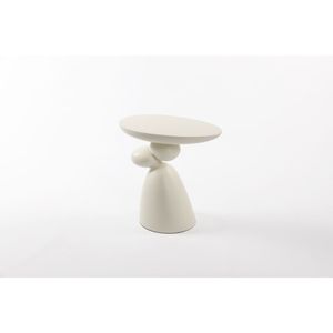 Tavolino Laterale Moderno Minimalista in Fibra di Vetro Lucky Stone per Arredamento Casa, Tavolino da Caffè Decorativo, Pezzo d'Angolo d'Appoggio - Product Image 3