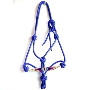 Longe de cheval en nylon 100% de qualité supérieure, avec surpiqûres décoratives, ferrures en laiton, rembourrage doux, pour dressage, endurance et course, Horsekraft - Product Image 6