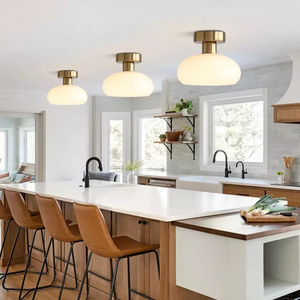 Plafonnier semi-encastré SIMIG <span class=keywords><strong>de</strong></span> style moderne du milieu du siècle, <span class=keywords><strong>luminaire</strong></span> <span class=keywords><strong>de</strong></span> plafond nordique unique pour couloir, école ou <span class=keywords><strong>salle</strong></span> <span class=keywords><strong>de</strong></span> <span class=keywords><strong>bain</strong></span> - Product Image 5