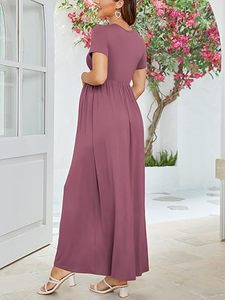 ชุดเดรสคลุมท้องผ้าชีฟองยาวคลุมเข่า สวมใส่สบายสำหรับคุณแม่ตั้งครรภ์และให้นมบุตร ทรงหลวม ไซส์ใหญ่ ระบายอากาศได้ดี - Product Image 3