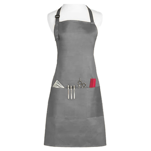 Polyester <b>Bib</b> <b>Apron</b> Wholesale Custom Logo Adjustable Sleeveless Hair Nail Catering Supermarket Retail OEM - Product Image 2