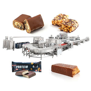 Línea de proceso de barra de proteína completamente automática HNOC, línea de producción de <span class=keywords><strong>mini</strong></span> barra de <span class=keywords><strong>chocolate</strong></span>, máquina de fabricación de barra de proteína extrusora - Product Image 1