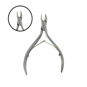 Pince à cuticules en acier inoxydable à ressort spiralé droit, manche en fil métallique arc-en-ciel or bleu noir, ciseaux coupe-peaux mortes, coupe-ongles d'orteils - Product Image 6