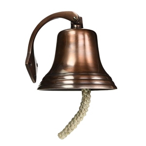 กระดิ่งเรือทองเหลืองแท้เคลือบผงคุณภาพสูง สำหรับตกแต่งภายนอก ตกแต่งภายใน และเป็นของขวัญ - Product Image 1