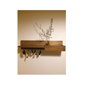 Porte-clés mural en bois fait main avec plusieurs crochets pour la maison, le hall d'entrée, le bureau et l'espace de travail - Product Image 6