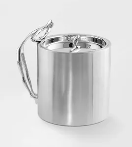 Enfriador de Champán Decorativo de Lujo Hecho a Mano para Diseño de Interiores Contemporáneo, Almacenamiento de Bebidas y Excelencia en Hostelería Zahid - Product Image 3