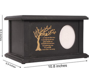 Urnas de Madera para Adultos, Urna Funeraria Hecha a Mano, Urna de Madera Pulida, Urna para Entierro a Bajo Precio - Product Image 2