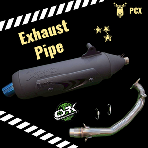 Tuyau d'échappement de course fabriqué à Taïwan pour accessoires de scooter PCX - Product Image 1