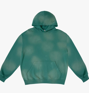 Sweat-shirts à capuche de haute qualité, style streetwear, effet délavé, broderie, manches longues, tendance, pour hommes, couleur personnalisable - Product Image 4