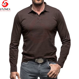 Chemise d'affaires décontractée personnalisée à manches longues avec logo imprimé, design personnalisé pour l'été, 100 % coton écologique - Product Image 1