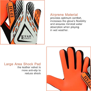 Customize Cheaper Professional Football Soccer Goalkeeper <b>Gloves</b> <b>With</b> Finger Protection German Latex Soccer Goalie <b>Gloves</b> - Product Image 3