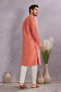 Stylish Ethnic Wear Cotton Party Wear <b>Kurta</b> Embroidered <b>Mens</b> Wedding Ceremony Stylish Party Wear <b>Kurta</b> for <b>Men</b> - Product Image 4