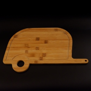 Wooden Cutting Board Camper Shape Bamboo Natural <b>Wood</b> <b>Grain</b> Design Kitchen Accessory Made in VietNam - Product Image 4
