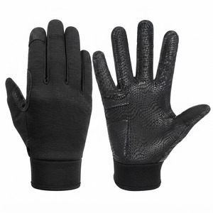 Purple Batting <b>Gloves</b> Unisex Adult Ambidextrous Breathable <b>Knit</b> Fabric Pull On Training <b>Glove</b> - Product Image 4