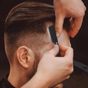 Nouveau rasoir professionnel à lame droite pour hommes, rasage de près, toilettage de la barbe, rasoir à lame coulissante, rasoir personnalisé pour salon de coiffure - Product Image 5