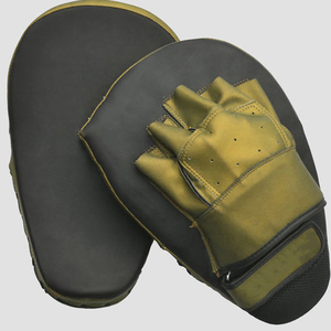 Guantes de Boxeo de Cuero Genuino de Alta Calidad, Almohadillas de Enfoque para Muay Thai, Kickboxing, Artes Marciales, Equipo de Entrenamiento, Objetivos de Golpeo - Product Image 4