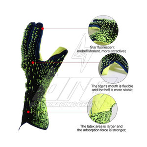 Gants de gardien de but de football professionnels, paume en latex allemand personnalisée, haute adhérence, entraînement et matchs. - Product Image 3