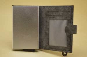 Custom Vintage Luxury Purse <b>Small</b> Rfid Mens Slim <b>Card</b> Holder Billfold <b>Wallet</b> Genuine Leather Bag <b>Wallets</b> for Men - Product Image 4