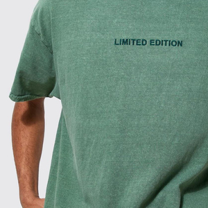 Ensemble décontracté 2 pièces en coton 100% de haute qualité, t-shirt et short surdimensionnés avec logo personnalisé imprimé pour hommes - Product Image 5