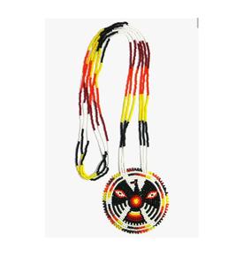 Ensemble collier et boucles d'oreilles élégants avec des couleurs vibrantes pour les soirées et l'embellissement des tenues festives - Product Image 2