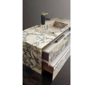 Best Selling Modern <b>White</b> Rectangular Porcelain Undermount Counter Basin for Hotel Apartment Hospital Bathroom Use Washroom - Product Image 3