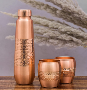 Elegante Botella de Agua de Cobre de Doble Pared con Tapa Hermética, Ecológica para el Hogar, Oficina, Viajes y Uso al Aire Libre - Compre Directamente del Proveedor - Product Image 5