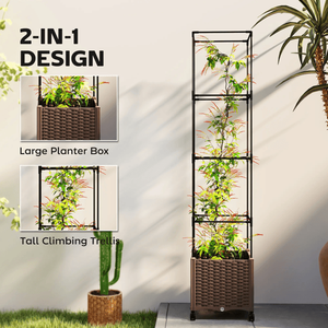 Bacs à fleurs et jardinières surélevées pour la culture de légumes et de fleurs - Product Image 5