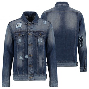 Custom Design Wholesale Street Wear Fashion Breathable High Quality Vintage 100% Cotton Embroidered Spring <b>Men</b> <b>Denim</b> <b>Jacket</b> - Product Image 5