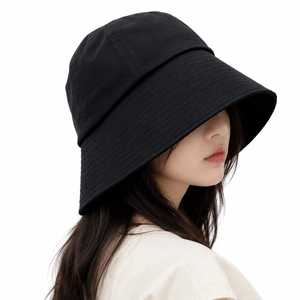 OEM Custom <b>Reversible</b> Embroidery & Printing Denim <b>Bucket</b> <b>Hats</b> Polyester/Cotton Summer Outdoor Unisex Adults high quality - Product Image 3