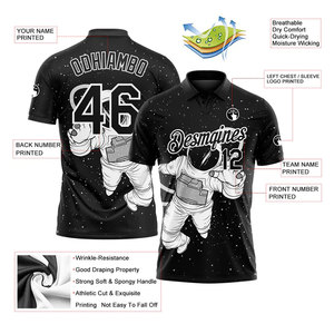 Custom Design Sublimated <b>Polo</b> <b>Shirt</b> Slim Fit Quick Dry Sublimated <b>Polo</b> <b>Shirt</b> in Short Sleeve High Quality Knitted Fabric <b>Shirt</b> - Product Image 2