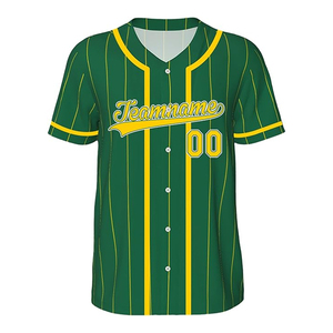 Camisetas de Béisbol Personalizadas 100% Algodón Orgánico de Secado Rápido, Cuello en V, Diseños Únicos, Ropa Deportiva Transpirable para Equipos, Tallas Grandes, Envío Rápido - Product Image 3