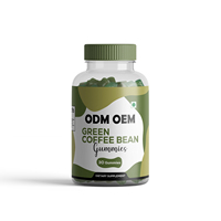 Gomitas de Café Verde ODM OEM, 30 Unidades, Suplemento Dietético para el Control del Metabolismo