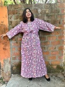 Tie Dye rayonne tissu Long Kimono Boho Style dame plage vacances d'été couvrir Sexy Resort porter femmes Kimono grande taille Kimono - Product Image 6