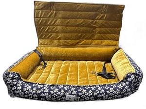 Cama para Perro Rectangular de Felpa con Espuma Viscoelástica, Funda Extraíble y Lavable, para Uso en Interiores, Todas las Estaciones, Cómoda y Elegante, en Caja - Product Image 2