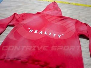 Sweat-shirts à capuche pour hommes en coton 100% de haute qualité, fermeture éclair, impression puff - Product Image 3