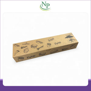 New Arrival Hot Selling Eco-friendly & Disposable Rectangular Shape ITC Kraft Paper Dosa <b>Boxes</b> for Packaging Usage from India - Product Image 2