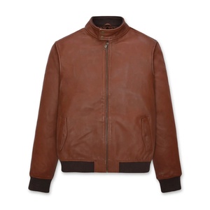 Hot Selling Vintage Genuine <b>Leather</b> <b>Jacket</b> for Men Breathable Winter Wear Casual <b>Long</b> Coat Made by Pakistan - Product Image 1