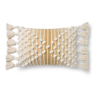 Handmade Cotton Tassel Pillow <b>Covers</b> | European Woven Washable Striped Pattern Square Hotel Use Custom Luxury <b>Throw</b> <b>Covers</b> - Product Image 2