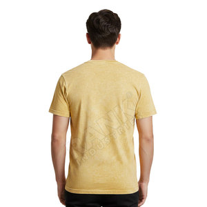 Camisetas de Hombre con Lavado Ácido a Precio Razonable, Diseño de Color Sólido, Personaliza tu Propio Logotipo, Camisetas de Hombre Cómodas con Lavado Ácido - Product Image 2