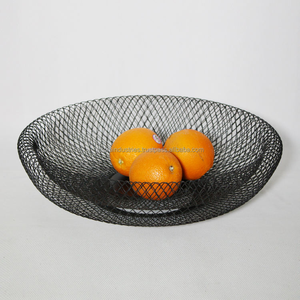 High Quality Double <b>Mesh</b> Metal Fruit <b>Basket</b> Colorful Iron Wire Food <b>Basket</b> for Kitchen Storage Multifunctional Household Use - Product Image 6