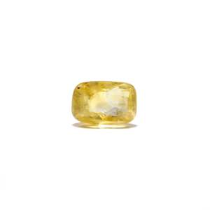 Loose 3.08 Carat Oval Cut Yellow Sapphire Gemstone for Fine Jewelry - Product Image 1
