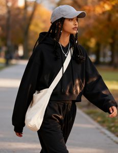 Ensemble de survêtement sportif personnalisé pour femmes, ensemble deux pièces sexy et tendance, hauts à manches longues décontractés, vêtements unis pour femmes - Product Image 2