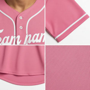 Maillot de baseball personnalisé, uniforme d'équipe, style boutonné, maillot de sport avec logo personnalisé, fabricant OEM - Product Image 5