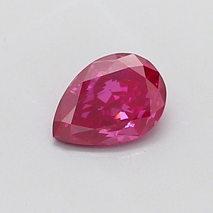 Diamant de laboratoire CVD en forme de poire, noir profond fantaisie, VS1, 0,55 ct, non monté - Product Image 1
