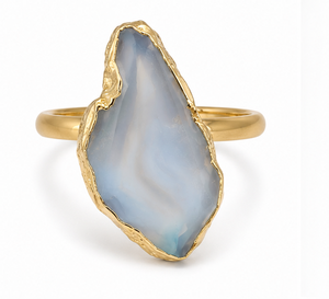 Anillo Bohemio Druzy de Plata con Engaste Vintage, Joyería de Declaración, Colgante Unisex para Fiesta H.A. Proveedor Confiable de Gemas al por Mayor - Product Image 3