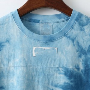 T-shirt décontracté pour homme, style vintage tie-dye, col rond, streetwear, tissu léger et doux, mode estivale, coupe décontractée, tendance, pour tous les jours, style urbain - Product Image 3