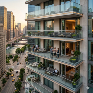 Armario de Dormitorio Moderno Europeo Personalizado de JY Project, Armario Modular de Gran Capacidad, Paneles de MDF de Lujo para Hoteles y Villas - Product Image 1