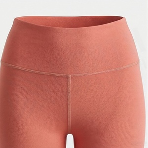 High Waist Full Length <b>Leggings</b> Solid Color Seamless Stretch Knitted <b>Women's</b> Yoga Pants All Seasons Wear - Product Image 4